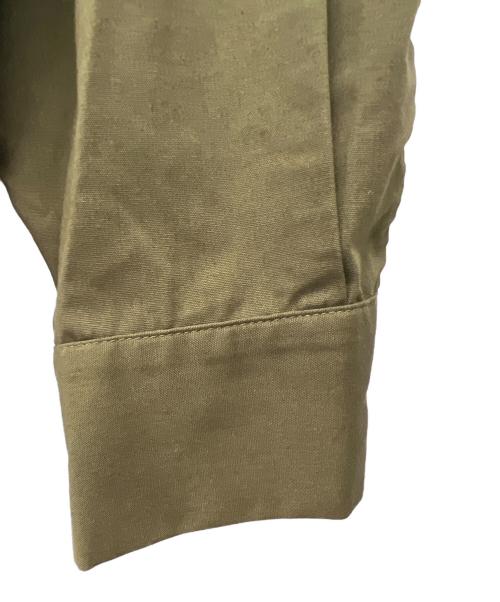 ARMY TWILL（アーミーツイル）ARMY TWILL (アーミーツイル) Cotton/Polyester Plain Big Shirt オリーブ サイズ:Lの古着・服飾アイテム