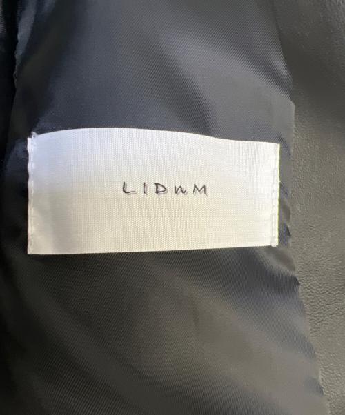 LIDnM（リドム）LIDnM (リドム) シングルライダースジャケット ブラック サイズ:Mの古着・服飾アイテム