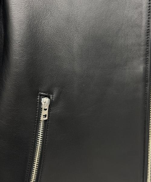 LIDnM（リドム）LIDnM (リドム) シングルライダースジャケット ブラック サイズ:Mの古着・服飾アイテム