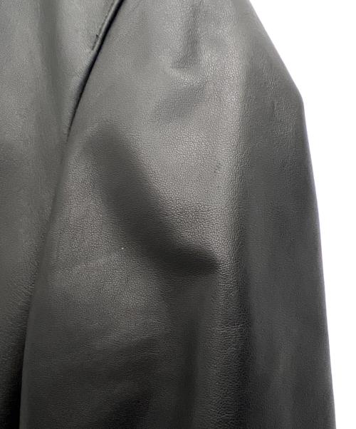 LIDnM（リドム）LIDnM (リドム) シングルライダースジャケット ブラック サイズ:Mの古着・服飾アイテム