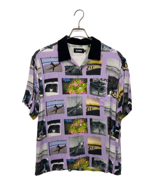 X-LARGE（エクストララージ）X-LARGE (エクストララージ) 半袖シャツ パープル サイズ:Mの古着・服飾アイテム
