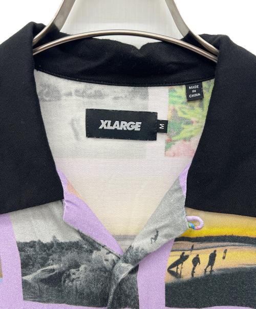 X-LARGE（エクストララージ）X-LARGE (エクストララージ) 半袖シャツ パープル サイズ:Mの古着・服飾アイテム