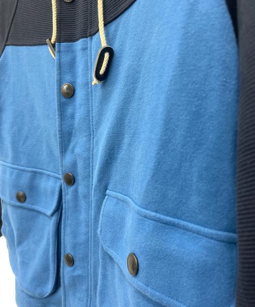 BURBERRY BLACK LABEL（バーバリーブラックレーベル）BURBERRY BLACK LABEL (バーバリーブラックレーベル) ジップパーカー ブルー サイズ:２の古着・服飾アイテム