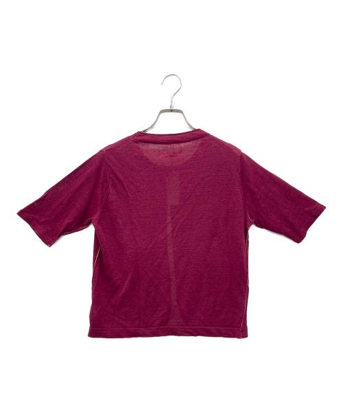 Pal'las Palace（パラスパレス）Pal'las Palace (パラスパレス) 薄手カーディガン レッド サイズ:3の古着・服飾アイテム