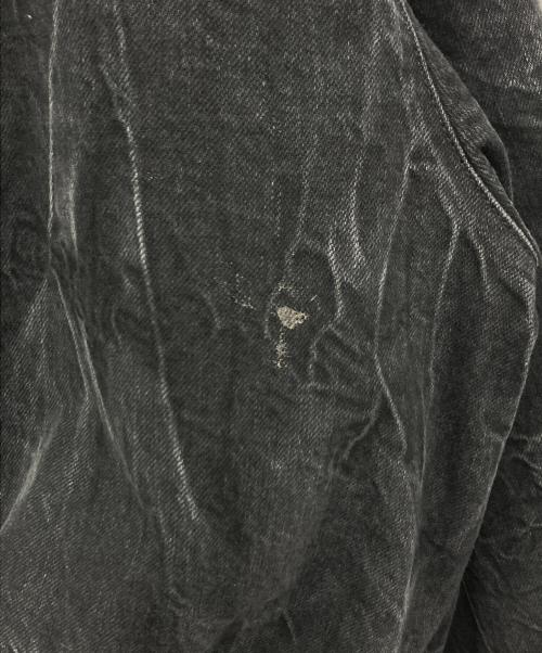 ZARA（ザラ）ZARA (ザラ) 裏起毛デニムジャケット ブラック サイズ:Lの古着・服飾アイテム