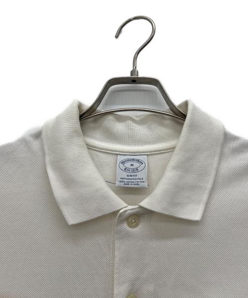 BROOKS BROTHERS（ブルックスブラザーズ）BROOKS BROTHERS (ブルックスブラザーズ) ポロシャツ ホワイト サイズ:Mの古着・服飾アイテム