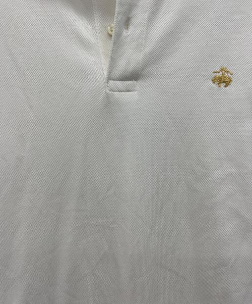 BROOKS BROTHERS（ブルックスブラザーズ）BROOKS BROTHERS (ブルックスブラザーズ) ポロシャツ ホワイト サイズ:Mの古着・服飾アイテム