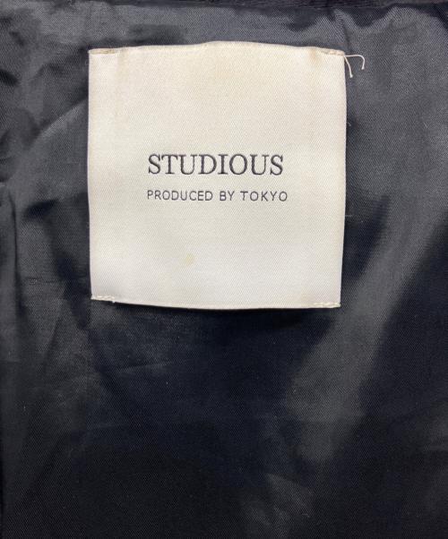 STUDIOUS（ステュディオス）STUDIOUS (ステュディオス) ダウンジャケット ブラック サイズ:2の古着・服飾アイテム