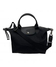 LONGCHAMP（ロンシャン）の古着「ル プリアージュ エナジー S トップハンドルバッグ」｜ブラック