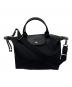 LONGCHAMP（ロンシャン）の古着「ル プリアージュ エナジー S トップハンドルバッグ」｜ブラック