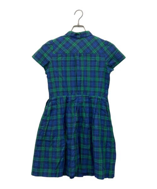 BURBERRY BLUE LABEL（バーバリー ブルー レーベル）BURBERRY BLUE LABEL (バーバリー ブルー レーベル) ノースリーブワンピース ブルー サイズ:36の古着・服飾アイテム