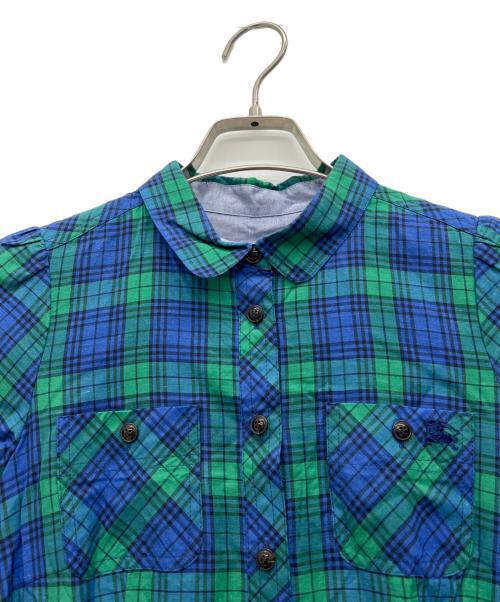 BURBERRY BLUE LABEL（バーバリー ブルー レーベル）BURBERRY BLUE LABEL (バーバリー ブルー レーベル) ノースリーブワンピース ブルー サイズ:36の古着・服飾アイテム