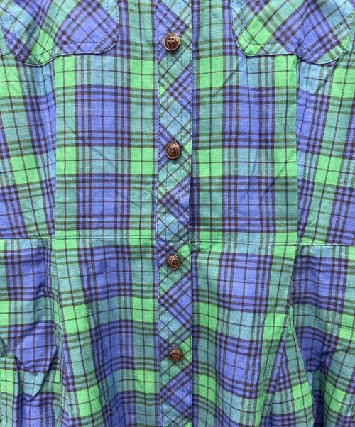 BURBERRY BLUE LABEL（バーバリー ブルー レーベル）BURBERRY BLUE LABEL (バーバリー ブルー レーベル) ノースリーブワンピース ブルー サイズ:36の古着・服飾アイテム