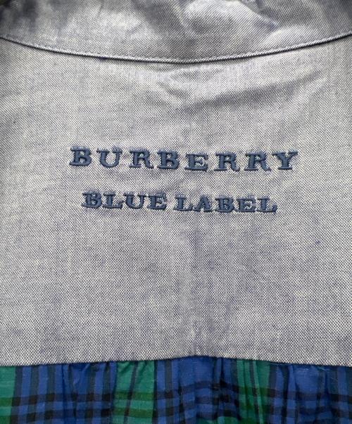 BURBERRY BLUE LABEL（バーバリー ブルー レーベル）BURBERRY BLUE LABEL (バーバリー ブルー レーベル) ノースリーブワンピース ブルー サイズ:36の古着・服飾アイテム