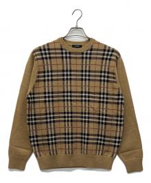 BURBERRY LONDON（バーバリーロンドン）の古着「厚手ニット」｜ベージュ