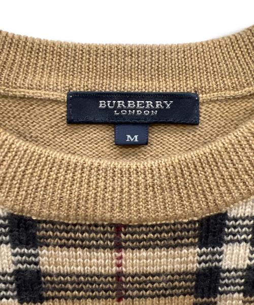 BURBERRY LONDON（バーバリーロンドン）BURBERRY LONDON (バーバリーロンドン) 厚手ニット ベージュ サイズ:Mの古着・服飾アイテム