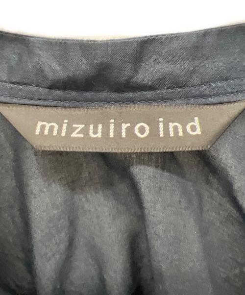 mizuiro-ind（ミズイロインド）mizuiro-ind (ミズイロインド) 長袖ブラウス ネイビー サイズ:FREEの古着・服飾アイテム