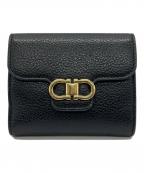 Ferragamoフェラガモ）の古着「2つ折り財布」｜ブラック×レッド