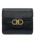 Ferragamo（フェラガモ）の古着「2つ折り財布」｜ブラック×レッド