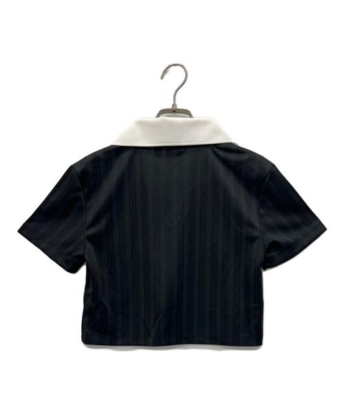 adidas（アディダス）adidas (アディダス) ポロシャツ ブラック サイズ:Lの古着・服飾アイテム