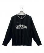 adidasアディダス）の古着「長袖カットソー」｜ブラック
