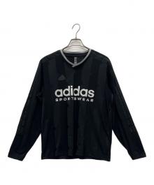 adidas（アディダス）の古着「長袖カットソー」｜ブラック