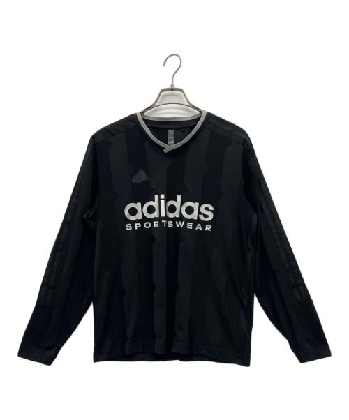 adidas（アディダス）adidas (アディダス) 長袖カットソー ブラック サイズ:Sの古着・服飾アイテム