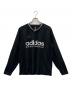 adidas（アディダス）の古着「長袖カットソー」｜ブラック