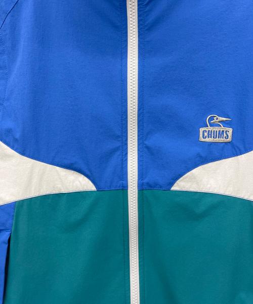 CHUMS（チャムス）CHUMS (チャムス) エアトレイルストレッチチャムスベスト ブルー×グリーン サイズ:Lの古着・服飾アイテム