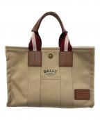 BALLYバリー）の古着「ハンドバッグ DRYSALIA」｜ベージュ×レッド