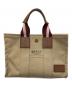 BALLY（バリー）の古着「ハンドバッグ DRYSALIA」｜ベージュ×レッド