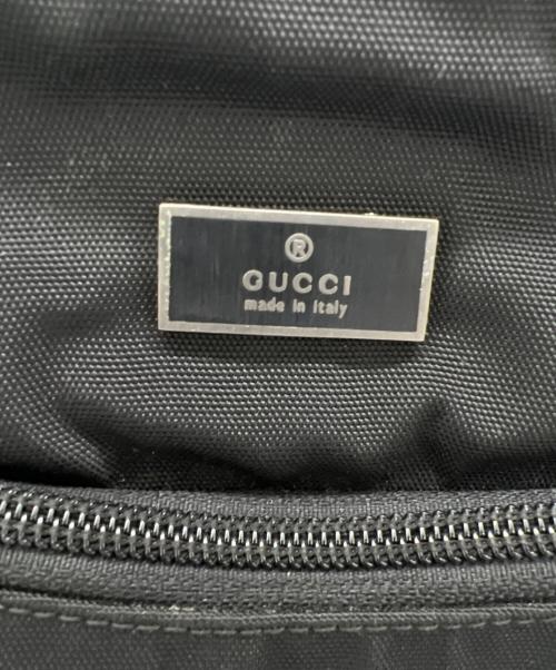 GUCCI（グッチ）GUCCI (グッチ) ナイロンワンショルダーバッグ ブラックの古着・服飾アイテム