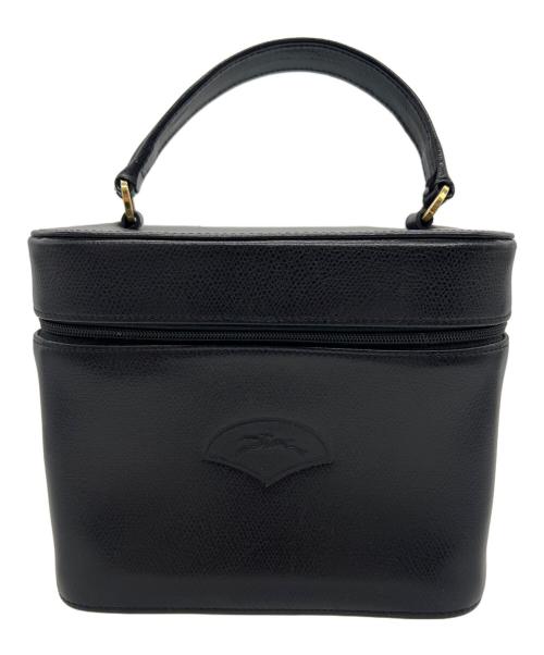 LONGCHAMP（ロンシャン）LONGCHAMP (ロンシャン) バニティバッグ ブラックの古着・服飾アイテム
