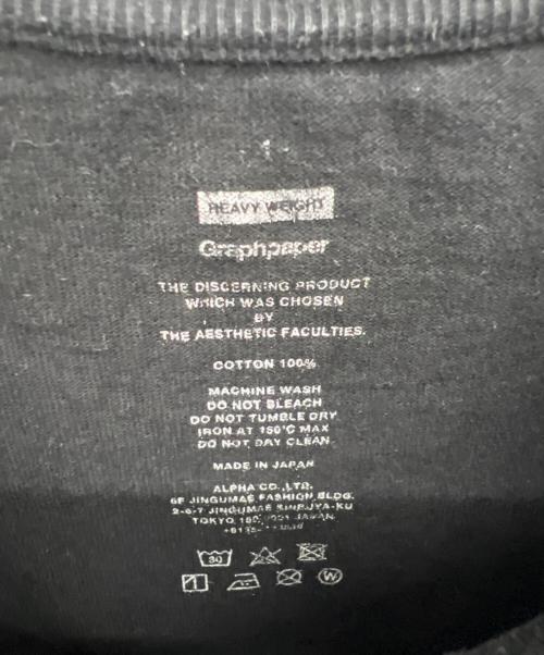 Graphpaper（グラフペーパー）Graphpaper (グラフペーパー) 半袖Tシャツ ブラック サイズ:1の古着・服飾アイテム