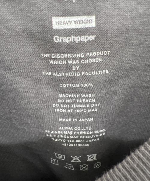 Graphpaper（グラフペーパー）Graphpaper (グラフペーパー) 半袖Tシャツ グレー サイズ:1の古着・服飾アイテム