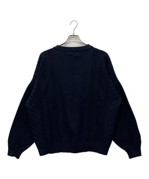 yashiki（ヤシキ）yashiki (ヤシキ) 厚手ニット ネイビー サイズ:2の古着・服飾アイテム