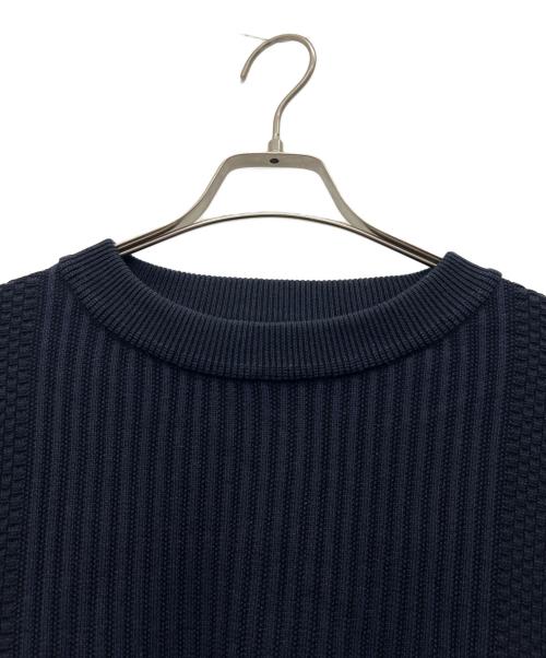 yashiki（ヤシキ）yashiki (ヤシキ) 厚手ニット ネイビー サイズ:2の古着・服飾アイテム