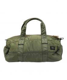 PORTER（ポーター）の古着「ミニボストンバッグ」｜グリーン×オレンジ