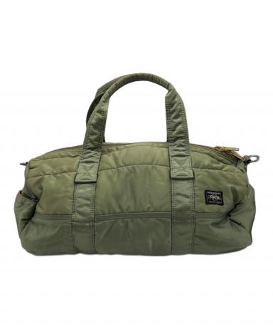 PORTER ポーター ボストンバッグ  カーキ 【古着】【中古】【送料無料】 中古・古着通販】PORTER (ポーター) ミニボストンバッグ グリーン