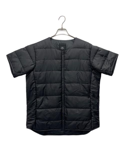 DESCENTE ALLTERRAIN（デザイント オルテライン）DESCENTE ALLTERRAIN (デザイント オルテライン) H.C.S. ダウンハーフスリーブシャツ ブラック サイズ:Oの古着・服飾アイテム