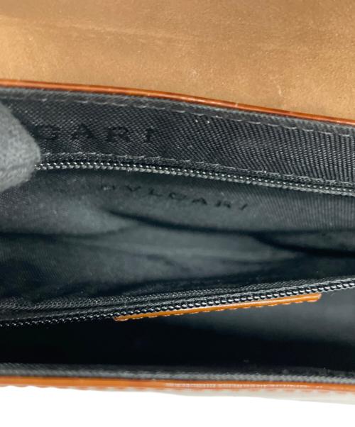 BVLGARI（ブルガリ）BVLGARI (ブルガリ) セミショルダーバッグ ブラウンの古着・服飾アイテム