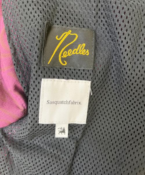 Needles（ニードルズ）Needles (ニードルズ) SASQUATCHfabrix. (サスクワッチファブリックス) トラックパンツ パープル サイズ:Mの古着・服飾アイテム