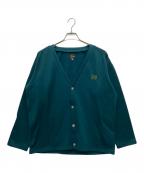 Needlesニードルズ）の古着「V Neck Cardigan - C/PE Bright Jersey」｜グリーン