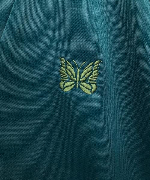 Needles（ニードルズ）Needles (ニードルズ) V Neck Cardigan - C/PE Bright Jersey グリーン サイズ:Mの古着・服飾アイテム