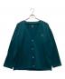 Needles（ニードルズ）の古着「V Neck Cardigan - C/PE Bright Jersey」｜グリーン