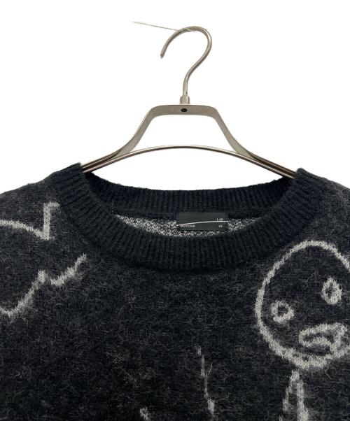 LAD MUSICIAN（ラッドミュージシャン）LAD MUSICIAN (ラッドミュージシャン) 厚手ニット ブラック サイズ:44の古着・服飾アイテム