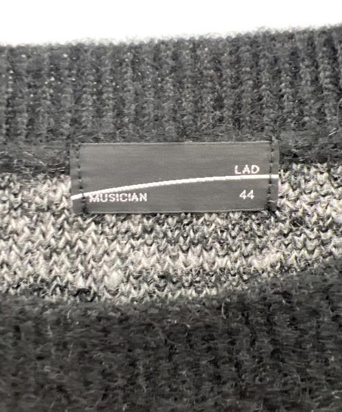 LAD MUSICIAN（ラッドミュージシャン）LAD MUSICIAN (ラッドミュージシャン) 厚手ニット ブラック サイズ:44の古着・服飾アイテム