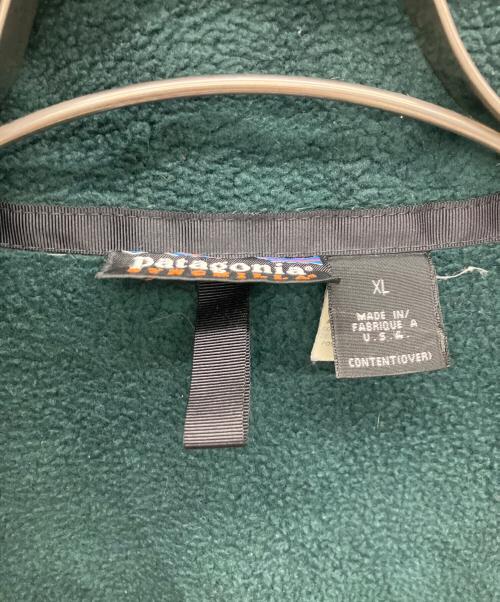 Patagonia SYNCHILLA（パタゴニア シンチラ）Patagonia SYNCHILLA (パタゴニア シンチラ) フリースジャケット グリーン サイズ:XLの古着・服飾アイテム
