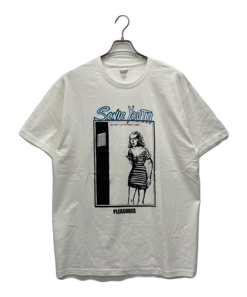 SONIC YOUTH（ソニックユース）SONIC YOUTH (ソニックユース) 半袖Tシャツ ホワイト サイズ:Lの古着・服飾アイテム
