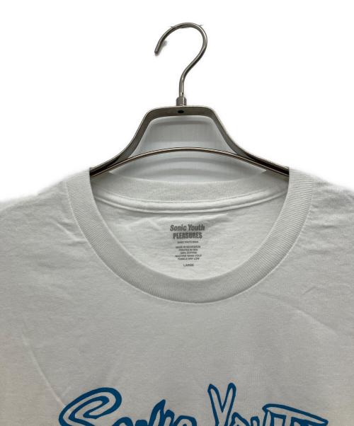 SONIC YOUTH（ソニックユース）SONIC YOUTH (ソニックユース) 半袖Tシャツ ホワイト サイズ:Lの古着・服飾アイテム